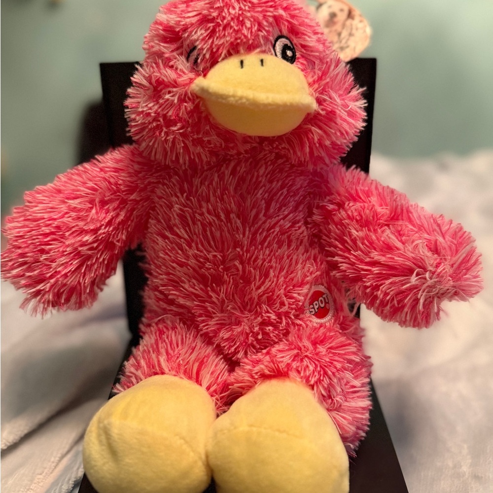 Spot - Red Duck - Super Soft - Squeaks - New